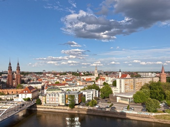 Opole, downtown, photo made by Z. Zembaty